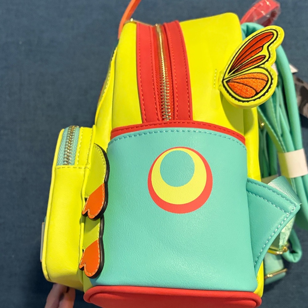Loungefly Pixar Yellow and Orange Mini Bag - Picture 4 of 5